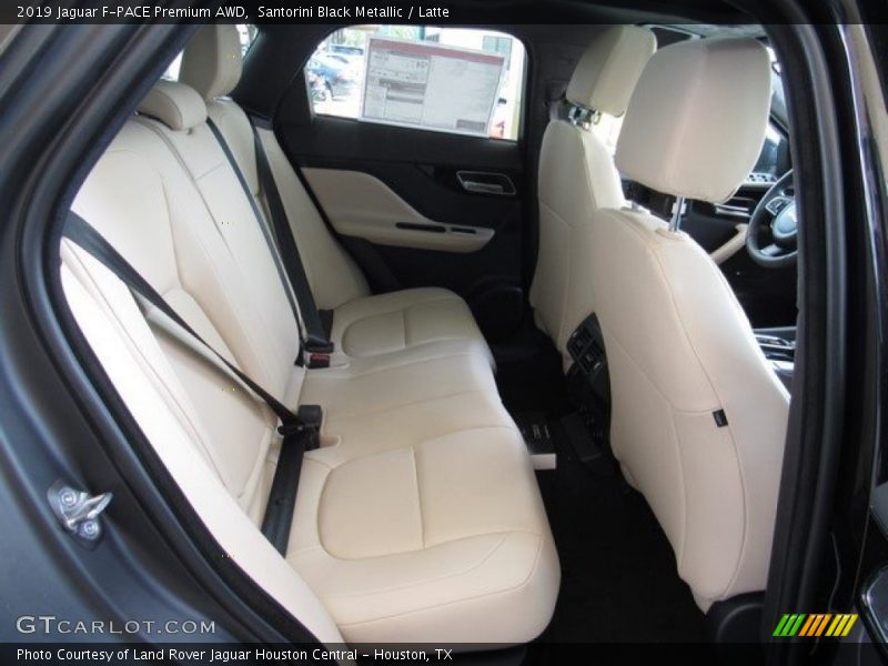 Santorini Black Metallic / Latte 2019 Jaguar F-PACE Premium AWD