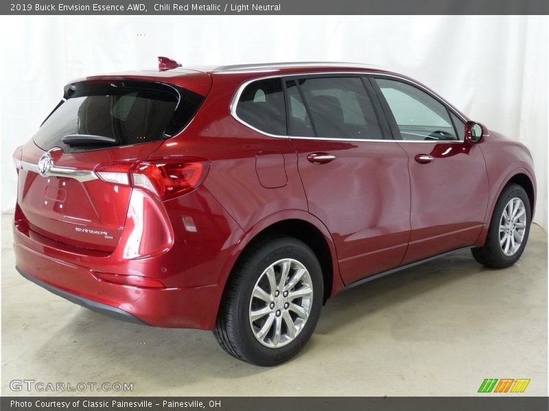 Chili Red Metallic / Light Neutral 2019 Buick Envision Essence AWD