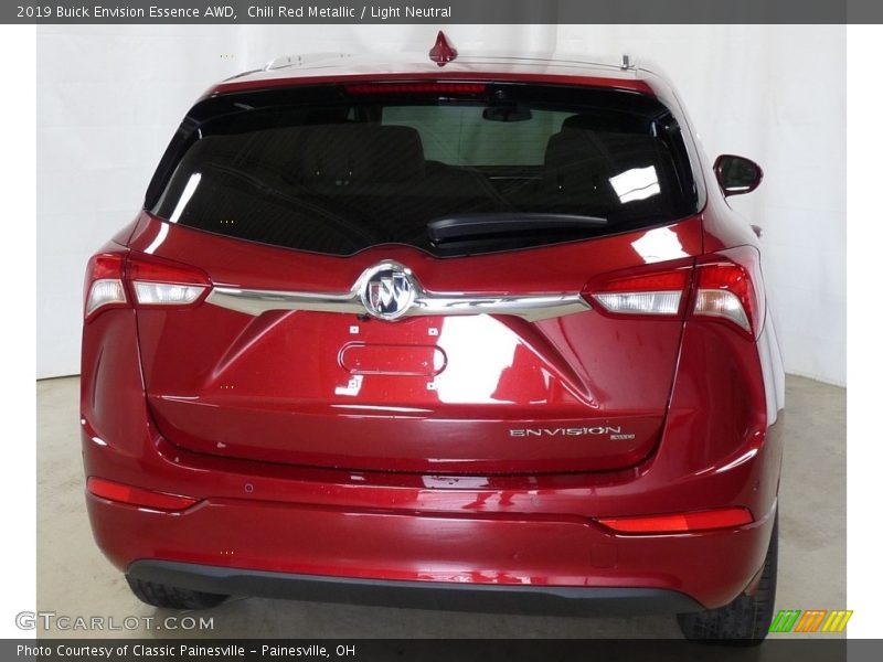 Chili Red Metallic / Light Neutral 2019 Buick Envision Essence AWD