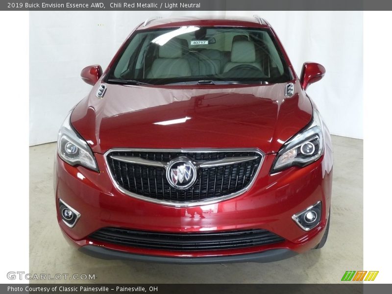Chili Red Metallic / Light Neutral 2019 Buick Envision Essence AWD