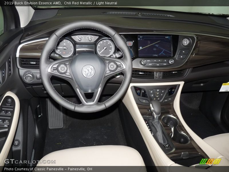 Chili Red Metallic / Light Neutral 2019 Buick Envision Essence AWD