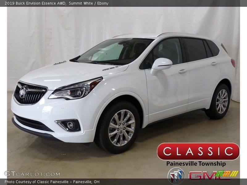 Summit White / Ebony 2019 Buick Envision Essence AWD