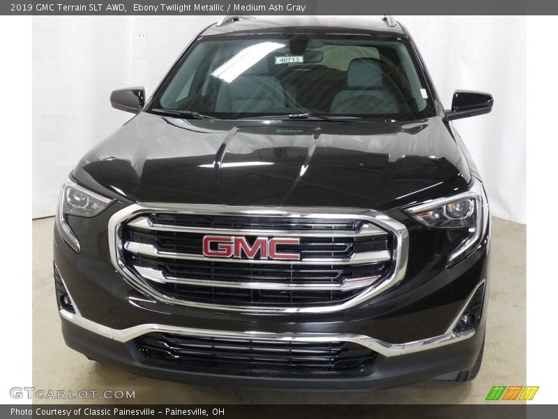 Ebony Twilight Metallic / Medium Ash Gray 2019 GMC Terrain SLT AWD