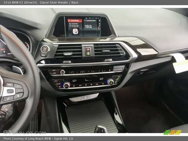Glacier Silver Metallic / Black 2019 BMW X3 sDrive30i