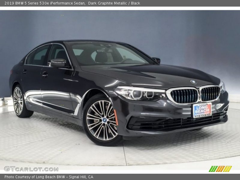 Dark Graphite Metallic / Black 2019 BMW 5 Series 530e iPerformance Sedan