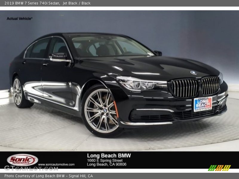 Jet Black / Black 2019 BMW 7 Series 740i Sedan