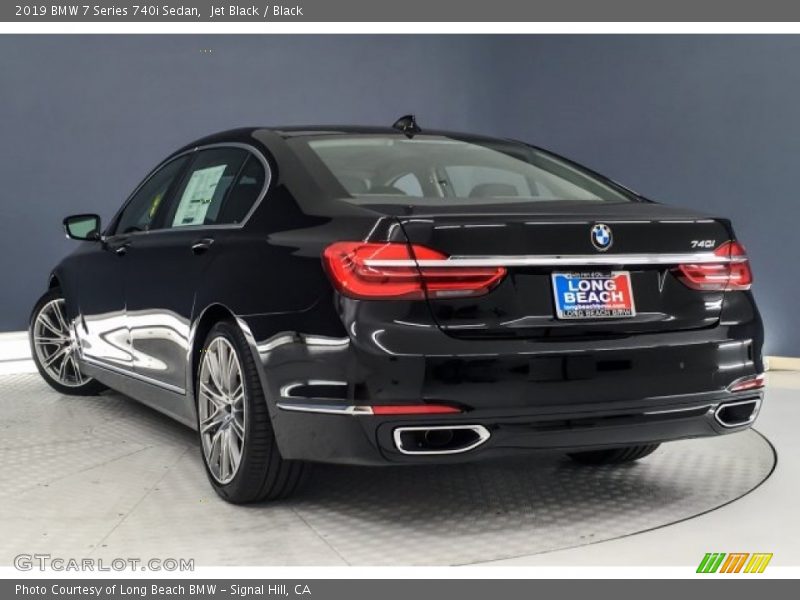 Jet Black / Black 2019 BMW 7 Series 740i Sedan