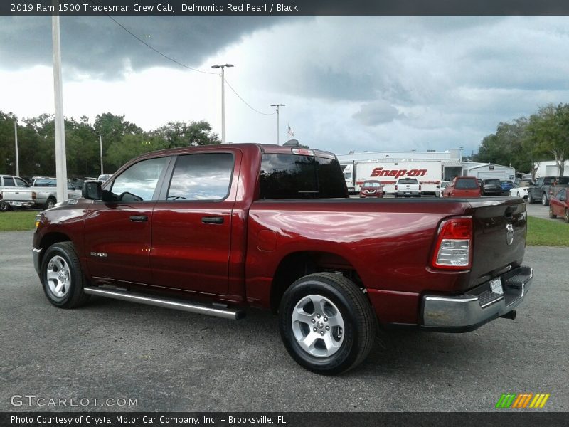 Delmonico Red Pearl / Black 2019 Ram 1500 Tradesman Crew Cab