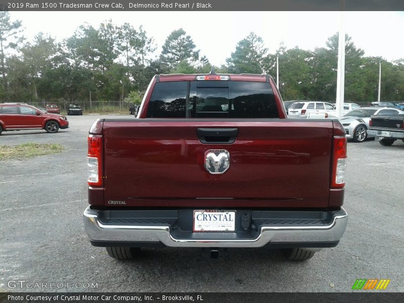 Delmonico Red Pearl / Black 2019 Ram 1500 Tradesman Crew Cab