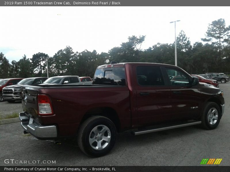 Delmonico Red Pearl / Black 2019 Ram 1500 Tradesman Crew Cab