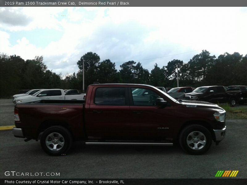 Delmonico Red Pearl / Black 2019 Ram 1500 Tradesman Crew Cab