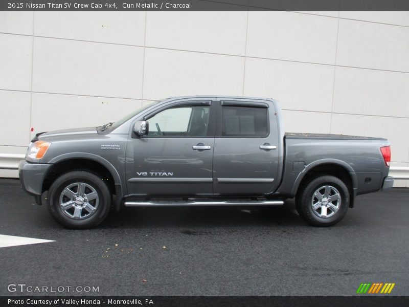 Gun Metallic / Charcoal 2015 Nissan Titan SV Crew Cab 4x4