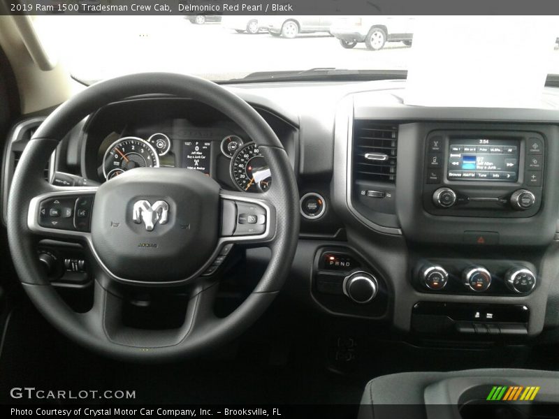 Delmonico Red Pearl / Black 2019 Ram 1500 Tradesman Crew Cab