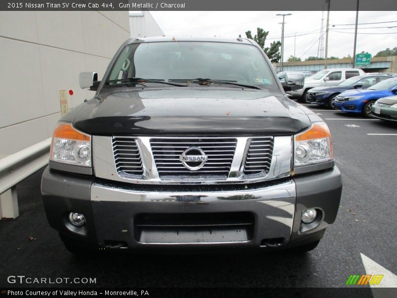 Gun Metallic / Charcoal 2015 Nissan Titan SV Crew Cab 4x4
