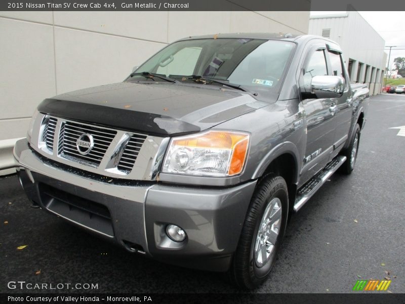 Gun Metallic / Charcoal 2015 Nissan Titan SV Crew Cab 4x4