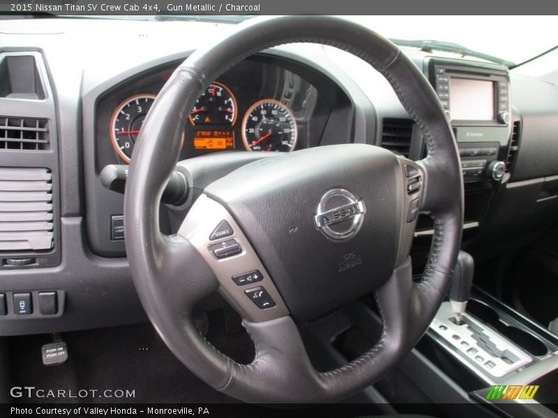 Gun Metallic / Charcoal 2015 Nissan Titan SV Crew Cab 4x4