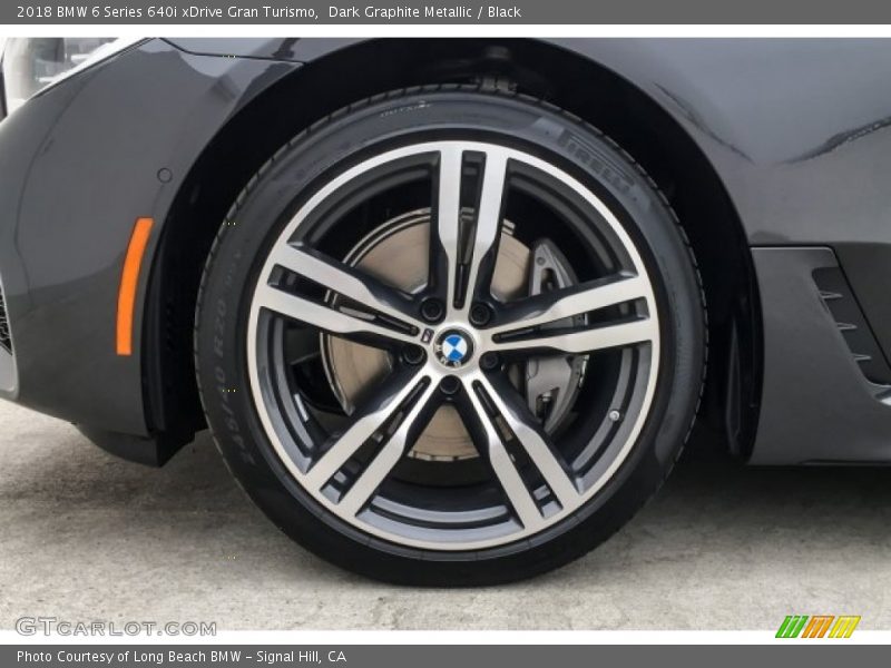 Dark Graphite Metallic / Black 2018 BMW 6 Series 640i xDrive Gran Turismo