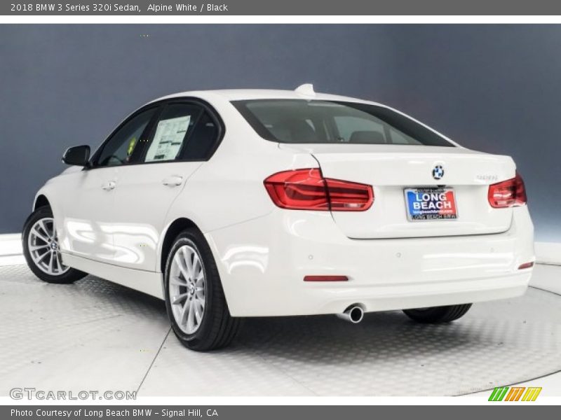 Alpine White / Black 2018 BMW 3 Series 320i Sedan