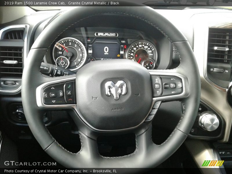  2019 1500 Laramie Crew Cab Steering Wheel