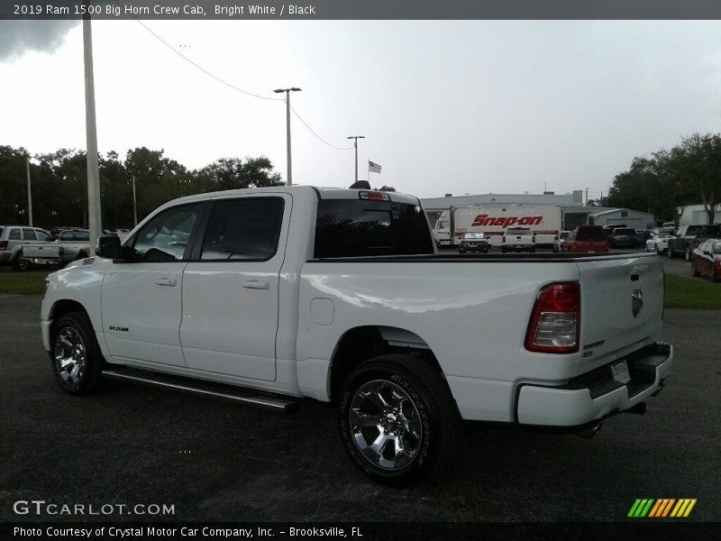 Bright White / Black 2019 Ram 1500 Big Horn Crew Cab