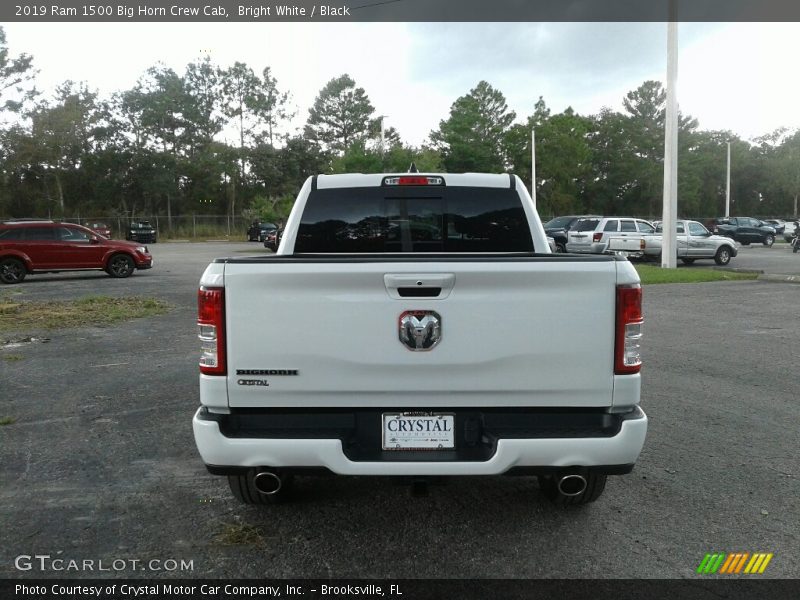 Bright White / Black 2019 Ram 1500 Big Horn Crew Cab