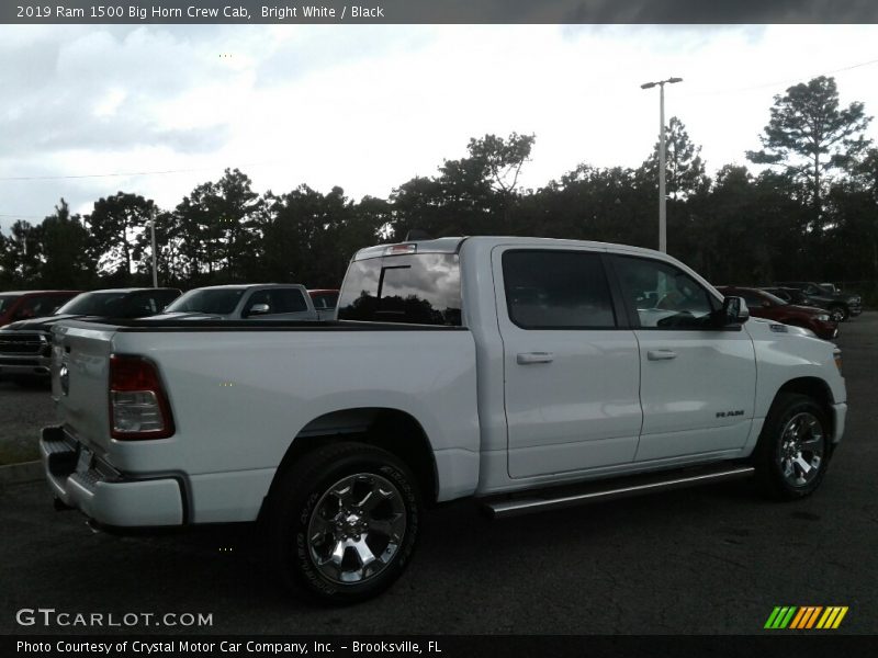 Bright White / Black 2019 Ram 1500 Big Horn Crew Cab