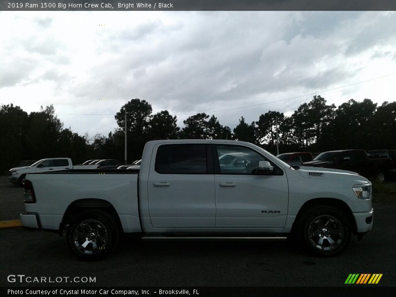 Bright White / Black 2019 Ram 1500 Big Horn Crew Cab