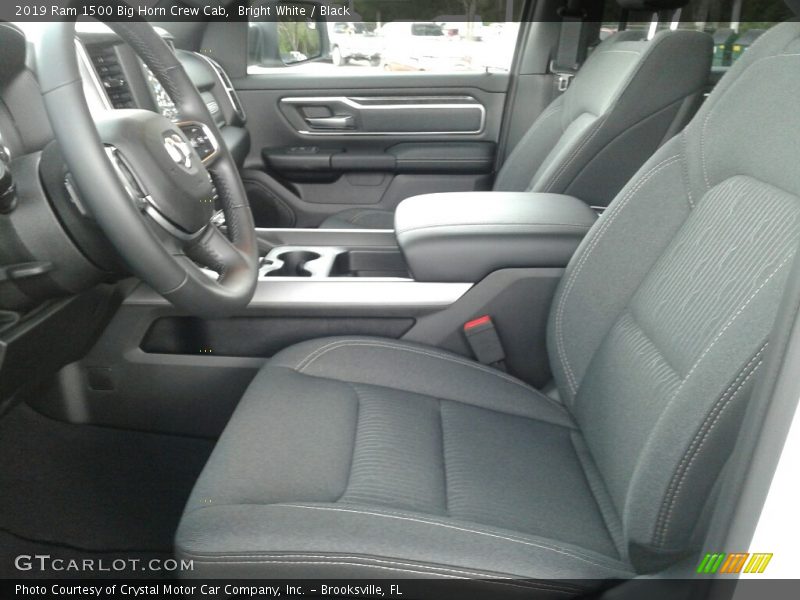 Bright White / Black 2019 Ram 1500 Big Horn Crew Cab