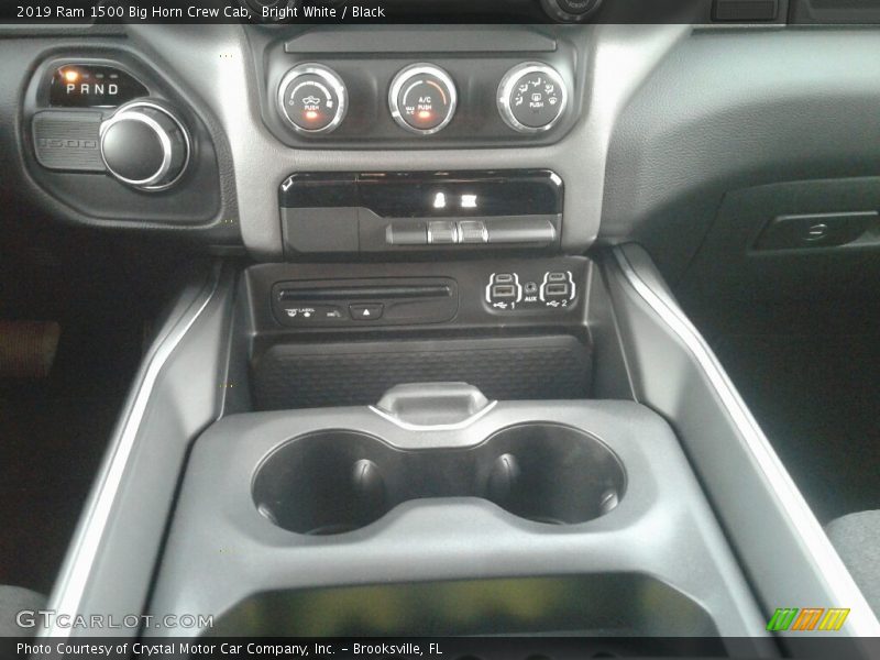 Bright White / Black 2019 Ram 1500 Big Horn Crew Cab