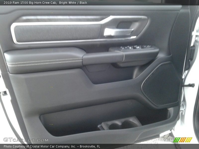 Bright White / Black 2019 Ram 1500 Big Horn Crew Cab