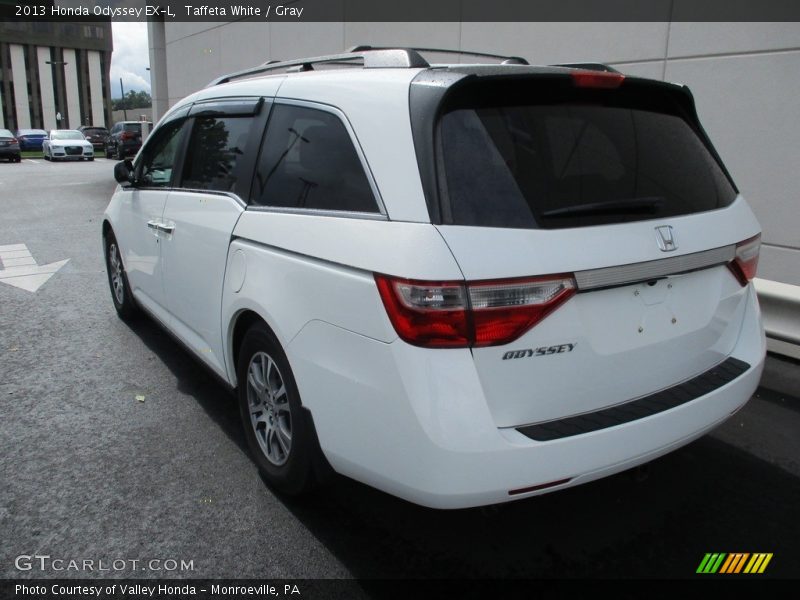 Taffeta White / Gray 2013 Honda Odyssey EX-L