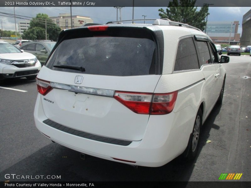 Taffeta White / Gray 2013 Honda Odyssey EX-L