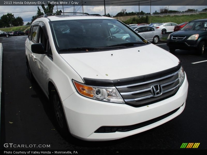 Taffeta White / Gray 2013 Honda Odyssey EX-L