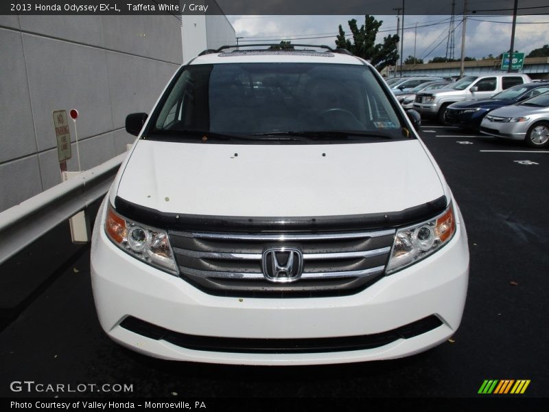 Taffeta White / Gray 2013 Honda Odyssey EX-L