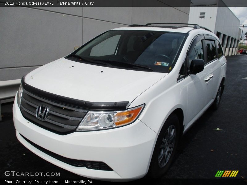 Taffeta White / Gray 2013 Honda Odyssey EX-L