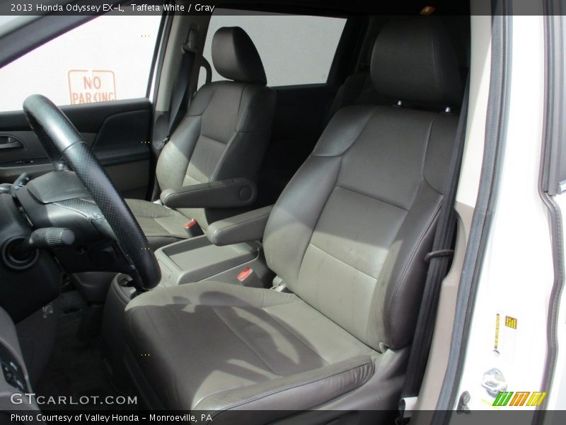 Taffeta White / Gray 2013 Honda Odyssey EX-L