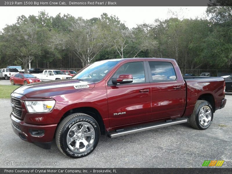 Delmonico Red Pearl / Black 2019 Ram 1500 Big Horn Crew Cab