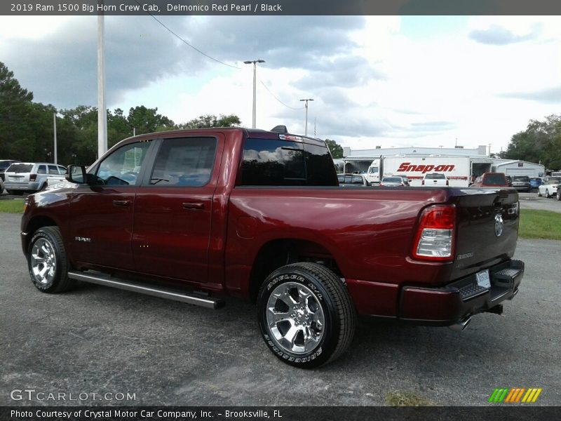 Delmonico Red Pearl / Black 2019 Ram 1500 Big Horn Crew Cab