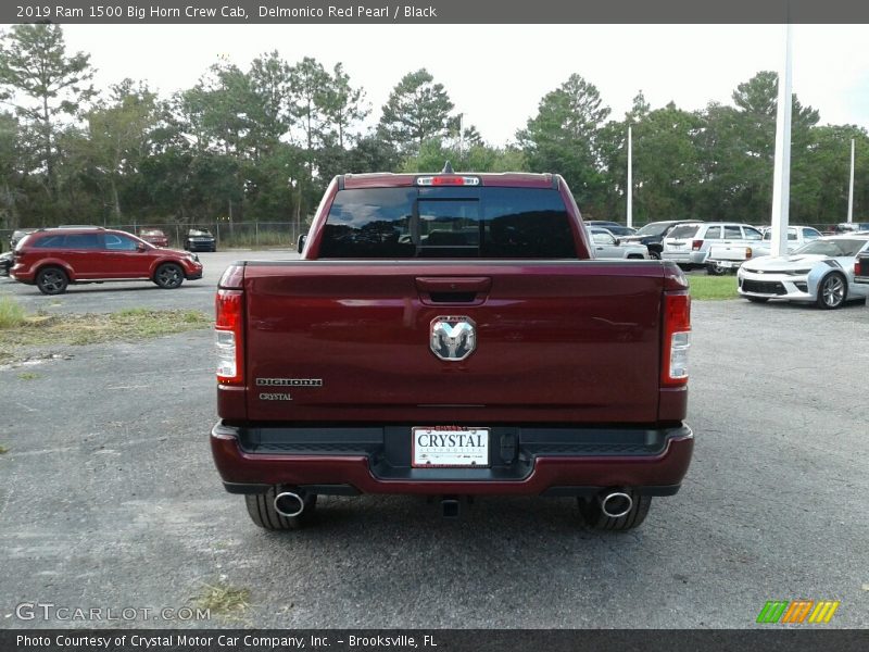 Delmonico Red Pearl / Black 2019 Ram 1500 Big Horn Crew Cab