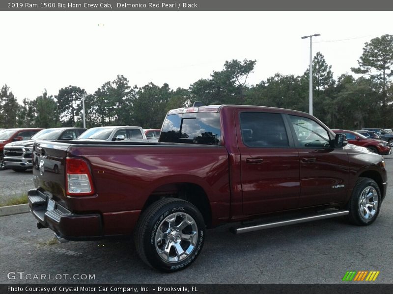 Delmonico Red Pearl / Black 2019 Ram 1500 Big Horn Crew Cab