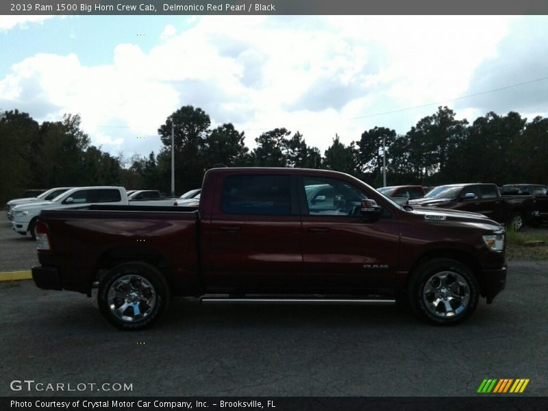 Delmonico Red Pearl / Black 2019 Ram 1500 Big Horn Crew Cab