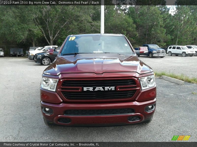 Delmonico Red Pearl / Black 2019 Ram 1500 Big Horn Crew Cab