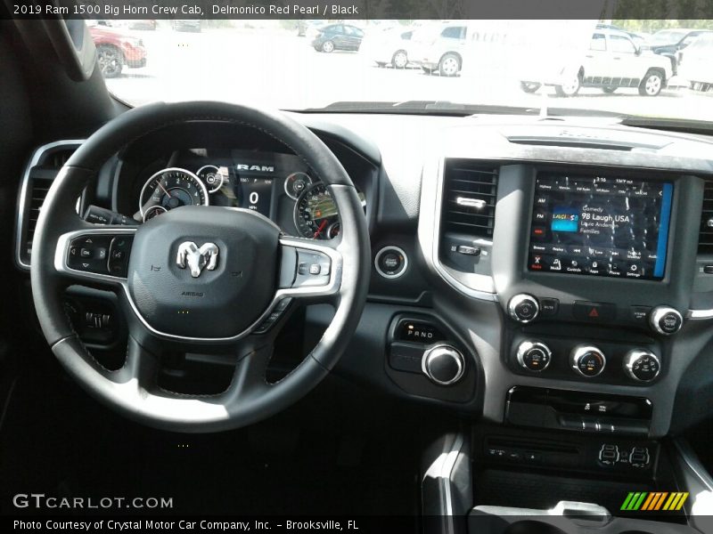 Delmonico Red Pearl / Black 2019 Ram 1500 Big Horn Crew Cab