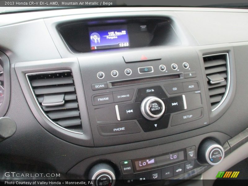 Mountain Air Metallic / Beige 2013 Honda CR-V EX-L AWD