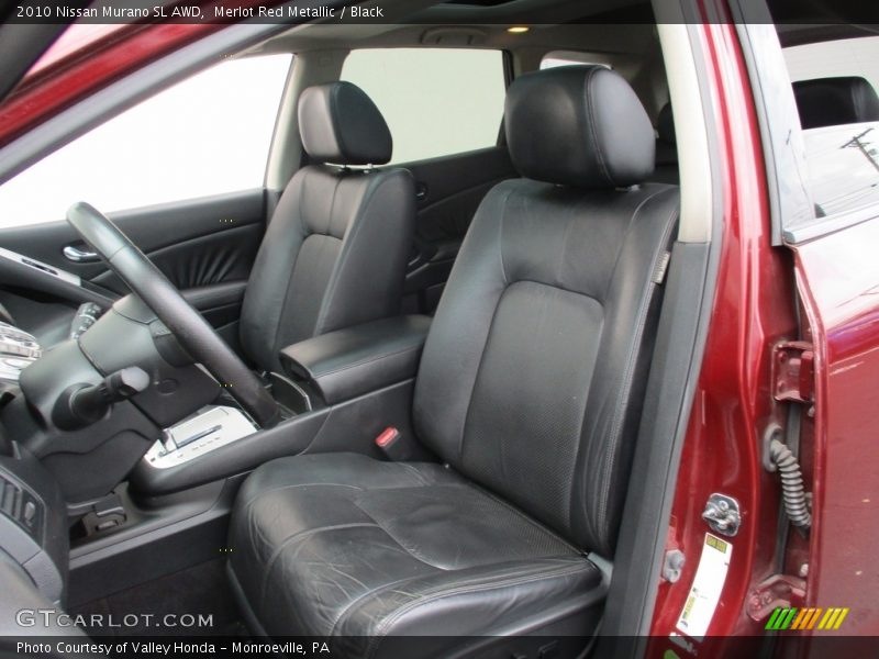 Merlot Red Metallic / Black 2010 Nissan Murano SL AWD