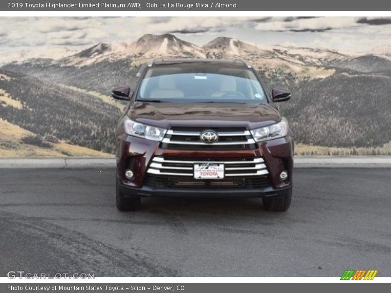 Ooh La La Rouge Mica / Almond 2019 Toyota Highlander Limited Platinum AWD