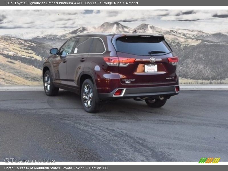  2019 Highlander Limited Platinum AWD Ooh La La Rouge Mica