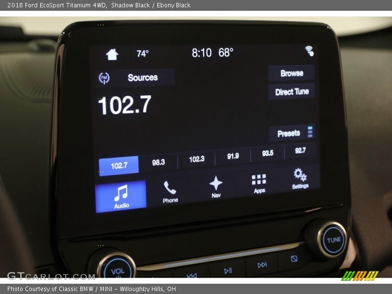 Shadow Black / Ebony Black 2018 Ford EcoSport Titanium 4WD