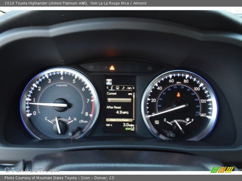 Ooh La La Rouge Mica / Almond 2019 Toyota Highlander Limited Platinum AWD