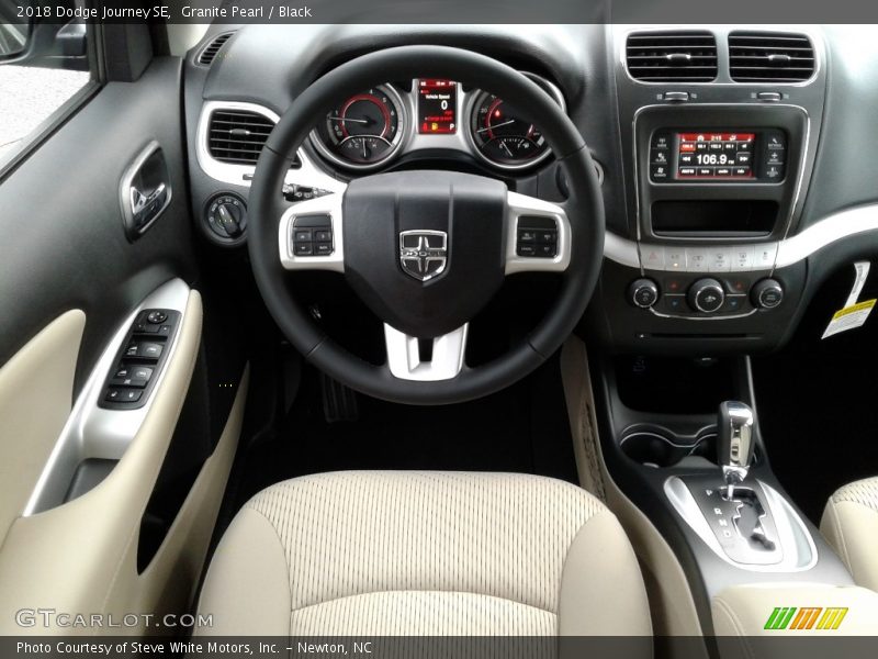 Granite Pearl / Black 2018 Dodge Journey SE
